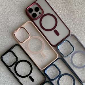 Coque de téléphone magnétique anti-rayures galvanisée antichoc pour <span class=keywords><strong>iPhone</strong></span> 15/14promax - Product Image 4