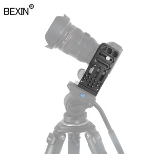 แผ่นยึดกล้องแบบปลดเร็ว BEXIN ทำจากอลูมิเนียมอัลลอยด์ สำหรับขาตั้งกล้อง ใช้กับกล้อง DSLR สำหรับถ่ายวิดีโอและถ่ายภาพแนวตั้ง - Product Image 2