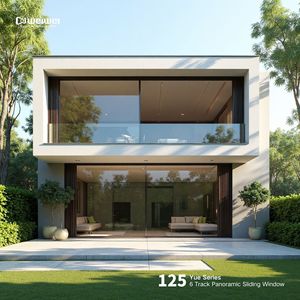 Tùy chỉnh toàn cảnh cách nhiệt nhôm cửa sổ trượt kính lớn năng lượng hiệu quả cửa sổ tùy chỉnh - Product Image 2