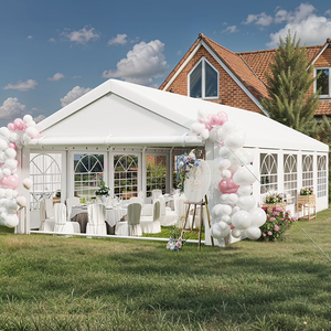 Tentes de réception en aluminium pour événements, structure en PVC blanc, pour mariages, banquets, fêtes, capacité 50, 100, 300, 800, 1000 personnes - Product Image 5