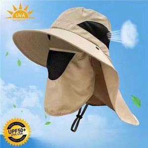 Nouveau design chapeaux de soleil Protection UV chasse en plein air casquette de pêche pour hommes femmes randonnée Camping visière seau séchage rapide pêcheur chapeaux - Product Image 3