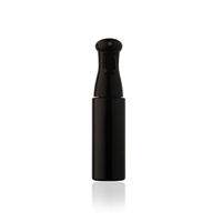 Bouteille de pulvérisation de brouillard de cheveux de salon de coiffure en plastique continu noir de 360ml avec pulvérisateur à gâchette vente en gros