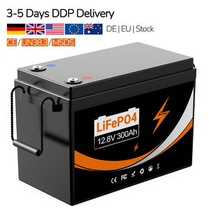 แบตเตอรี่โซลาร์ LiFePO4 12.8V 300Ah 3.84kWh ระบบกักเก็บพลังงาน 200A Smart BMS 6000+ รอบการใช้งาน IP65 แบตเตอรี่แบบ Deep Cycle สำหรับสำรองไฟนอกกริด - Product Image 1