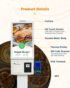 Kiosco Digital Interactivo de Autoservicio de 21.5/23.8/27/32 Pulgadas, Pantalla LCD Pequeña, Kiosco de Autoservicio para Restaurantes de Comida Rápida - Product Image 2