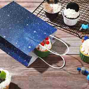 Galaxy <b>Party</b> <b>Bags</b> <b>Space</b> <b>Party</b> Favor <b>Bags</b> Starry Night Gift Goodie <b>Bag</b> Galaxy Treat Candy <b>Bag</b> for <b>Space</b> Stars Themed Birthday - Product Image 3