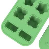 Moule à sucettes glacées 100% de qualité alimentaire, sans BPA, en silicone, avec entonnoir en silicone et brosse de nettoyage, moule à injection, marqueur