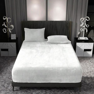 Ensemble de 3 pièces de luxe épaissi et isolant thermiquement pour mahjong : <span class=keywords><strong>Drap</strong></span>-<span class=keywords><strong>housse</strong></span> et taies d'oreiller en velours cristal, toutes saisons, jetable - Product Image 6