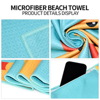 Serviette de bain en microfibre Terry personnalisée avec logo Eastsunshine, style moderne et luxueux