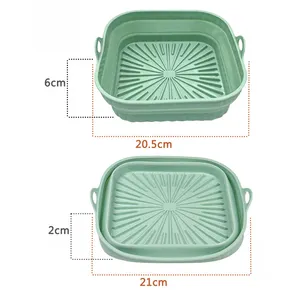 China Luxury Dual air fryer mould Liner Accessories for round square shape smart air fryer oven