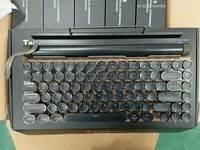 Retro Punk Mechanical Keyboard 83key Typewriter BT Mechanical Wireless Keyboard Punk Round Keycaps Customizable Spanish Keyboard