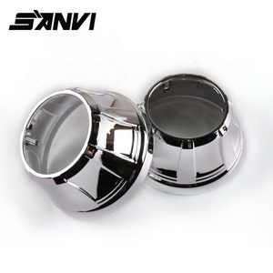 SANVI Prix d'usine Cache-phare argenté compatible avec les lentilles de projecteur HID/LED Accessoires de voiture Rénovation de phares - Product Image 3