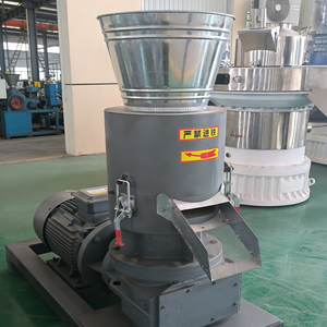 เครื่องผลิตเม็ดชีวมวลอุตสาหกรรม 380V รุ่นขายดี พร้อมมอเตอร์ เกียร์ แบริ่ง ทนทาน ใช้งานได้เสถียร สายการผลิตเม็ดขนาดเล็ก 200-300 กก. - Product Image 1