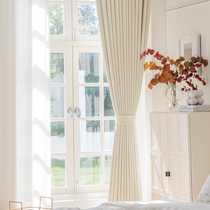 Tela de lino de imitación tejida moderna personalizada para persianas enrollables patrón de quemado cortina trasera hogar Hotel Uso de alta calidad café - Product Image 3