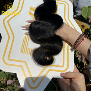 SV DKL 100% ekstensi rambut manusia gelombang tubuh bundel Brasil Virgin gelombang dalam longgar & ikal Italia gaya alami - Product Image 4