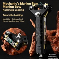 Ketapel 3D Presisi Tinggi Teknologi ABS Hitam Putaran Cepat Peri Bunga, Pengisian Otomatis, Hisap Magnetik, Luar Ruangan