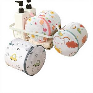 Sac à linge pliable pour soutien-gorge, lavable en machine, anti-déformation, sac de rangement en maille, impression numérique - Product Image 1