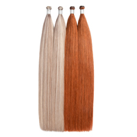 Extensions de cheveux 100% naturels, trame double, Remy, vente en gros d'usine, cuticules alignées, Genius Weft