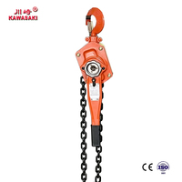 Palans à levier manuels de 3 tonnes (3000 kg) avec chaîne G80 et cliquet, longueurs de levage de 1,5 m, 3 m, 6 m, 9 m, 12 m, pour l'entretien de machines légères
