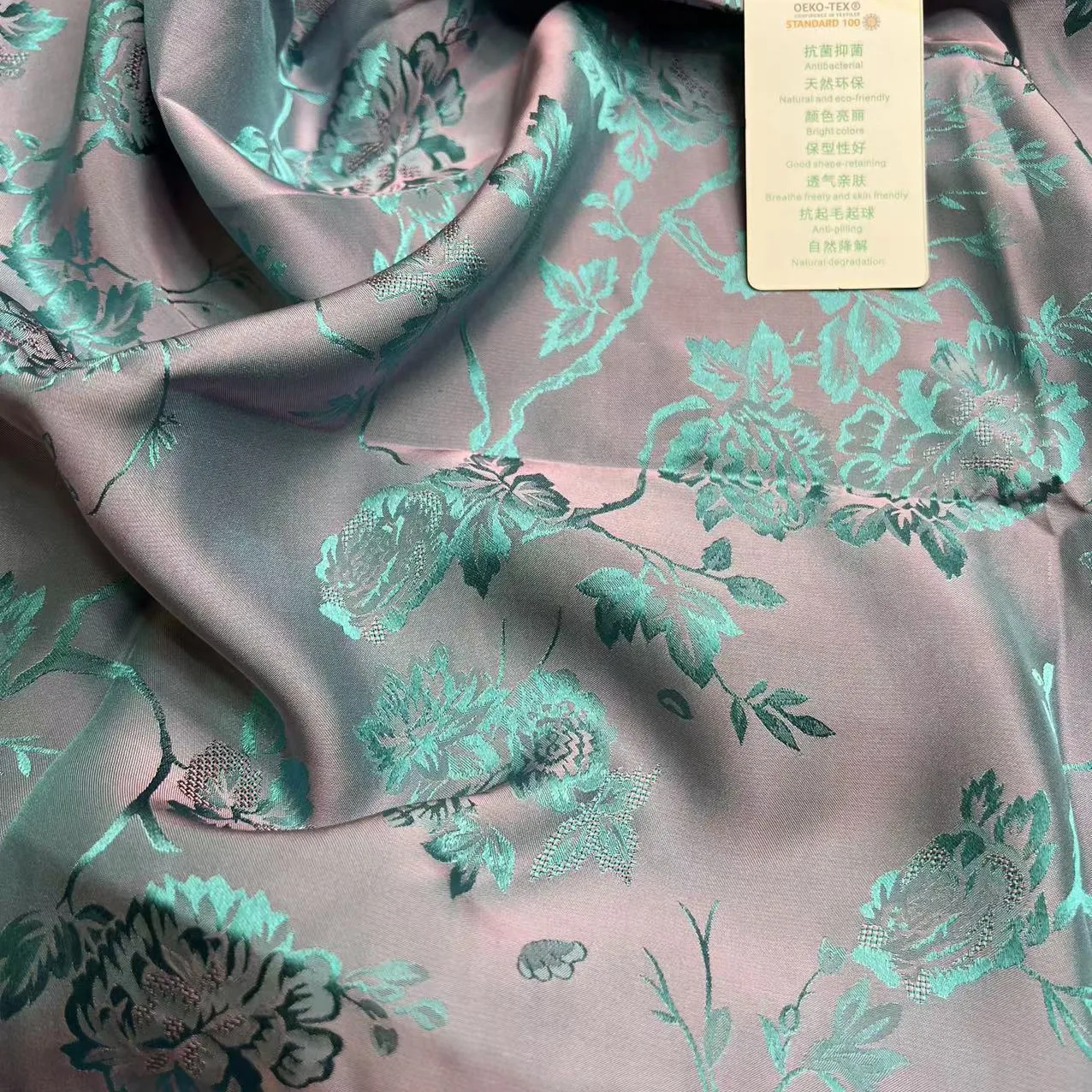 Tissu africain en Brocade de soie coton, tissu métallique Floral, chemise Jacquard, vêtements de haute qualité