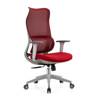 Chaise de bureau exécutive ergonomique 2208 à dossier haut, réglable, design classique, pour l'école
