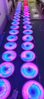 Carrelage interactif en Gel sensible à la pression, Portable, sol sensoriel liquide pour enfants, piste de danse liquide 3d Led, nouvel arrivage
