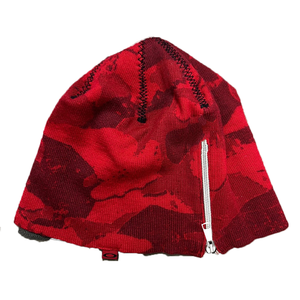 Bonnet tricoté personnalisé OEM ODM, nouveau design Y2K, bonnet avec fermeture éclair, imprimé tendance, mode unisexe - Product Image 2