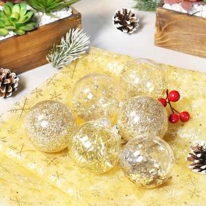 Boule de Noël à suspendre pour sublimation, impression par transfert thermique, fournitures de fête, vente en gros, articles de bricolage en stock - Product Image 2