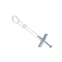 Boulon d'ancrage à bascule haute résistance de conception unique Sangle à ressort Boulon à bascule Ancres pour cloisons sèches zingué 1/4 pouce