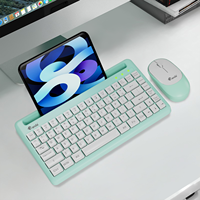 Combo de Teclado y Ratón Inalámbrico Mini Slim 2.4G en Oferta para Laptop, Diseño Ergonómico Ultra Delgado, en Stock