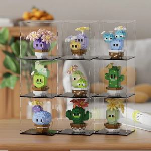 Blocos de Montagem Criativos para Plantas de Simulação Mini Micropartículas DIY Educacionais para Crianças - Product Image 3