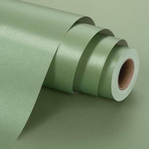 Sage Green Wrapping Paper 46.8 Square Feet Double Side Art Paper Solid Color Gift <b>Wrap</b> For Baby Shower Birthday Bridal - Product Image 1