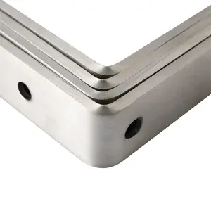 カスタムアルミプロファイルステンレス鋼スタンピングブラケットOEMカスタム精密板金製造部品