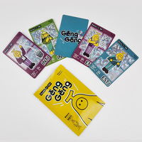 Impression de cartes personnalisées MBTI avec dorure à chaud, fabricant de cartes de qualité supérieure, cartes flash