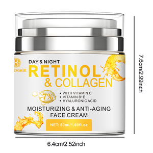 <span class=keywords><strong>Crema</strong></span> facial de retinol para la cara, <span class=keywords><strong>crema</strong></span> antiarrugas antienvejecimiento para el <span class=keywords><strong>cuello</strong></span> con colágeno, ácido hialurónico, hidratante de día y noche para hombres y mujeres - Product Image 4