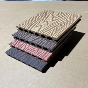 Panneau de clôture creux en WPC, grain de bois, terrasse extérieure, résistant à la décomposition, imperméable, durable, écologique, style moderne - Product Image 6