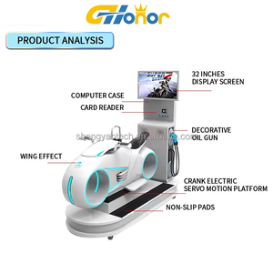 Công viên giải trí 9D thực tế ảo 6doof trò chơi đua xe máy mô phỏng lái xe đua xe VR giả lập - Product Image 3