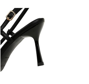 รองเท้าส้นสูงแบบสลิงแบ็ค Leopard Sexy Talons Aiguilles ดีไซน์บางเฉียบ เซ็กซี่ โชว์เท้าสวย คอลเลคชั่นฤดูใบไม้ผลิ 2025 สำหรับผู้หญิง - Product Image 5