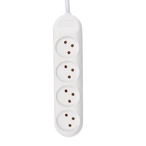 Hot Selling Israel electrical supplies Residential 250V 16A power strip 4 Way Outlets modern extension socket