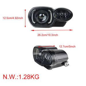 Ensemble de phares LED approuvés par E-Mark pour <span class=keywords><strong>BMW</strong></span> <span class=keywords><strong>K1200R</strong></span> K1300R avec accessoires DRL de faisceaux haut-bas - Product Image 5