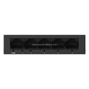 Network Hub 5 Port Megabit Desktop Network <b>Switch</b> Metal Housing Unmanaged Network <b>Switch</b> - Product Image 5