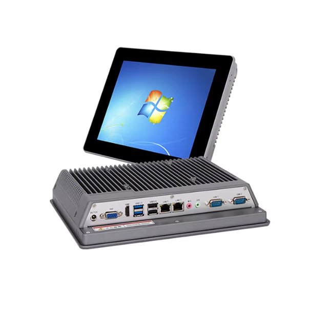 Cheap Industrial Touch Monitor Panel Computer J1900 Embedded Fanless Panel PC with Stock Status