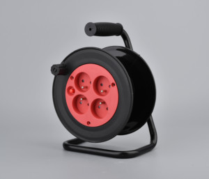 Enrouleur de câble électrique portable avec prise EU, 4 prises, câble 3x2mm CCA, rallonge électrique, 10M 15M 20M 30M <span class=keywords><strong>50M</strong></span> - Product Image 2
