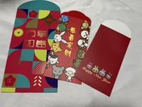 2027 Individuell Bedruckte Chinesische Neujahrs-Rote Umschläge Hochzeits-Geldumschläge Geschäfts-Papierumschläge Hari Raya Rote Taschen Angbao