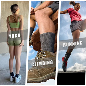 High Quality Wholesale Custom logo Color Unisex <b>Breathable</b> Boat <b>Socks</b> Sport Jacquard Sox - Product Image 2