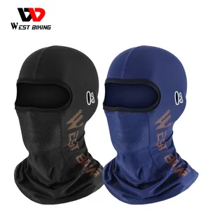 WEST BIKING Summer Cycling Cap Anti-UV Full Face Cover Breathable Sport MTB Bike Motorcycle Balaclava Bicycle Helmet Liner Caps