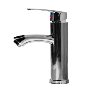 Bán Buôn Giá Rẻ Giá Phòng Tắm Duy Nhất Xử Lý Vòi Nước Thép Phòng Tắm Bồn Rửa Lưu Vực Nóng Và Lạnh Vòi Nước Lưu Vực Mixer - Product Image 4