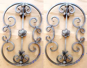 Внутренние и наружные кованые железные декоративные металлические лестничные розетки оптом