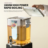 WINNERS Commercial 15L 25L carré Électrique Café Théière Hôtel Chaudière À Eau Chaude Automatique Thé Machine À Brasser Herbal Brewer