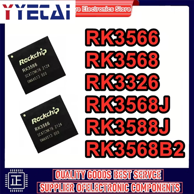 RK3566 RK3568 RK3326 RK3568J RK3588J RK3568B2 BGA IC Chip 100% New Original in stock