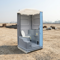 Toilette portable de camping personnalisée toilettes mobiles bleues lavabos à la main